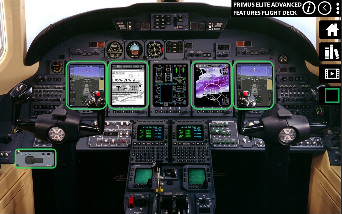 Lear 45 Cockpit Primus Elite